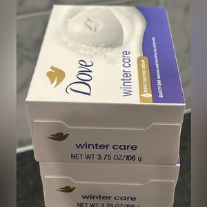 4 Dove Limited Edition Winter Care Bar Soap 3.75 oz.
